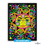 18 Pack Fuzzy Velvet Coloring Posters, Original Edition for Kids & Adults