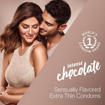 Extra Thin Chocolate-Flavored Condoms for Men β Intense Sensation, 10-Count Pack