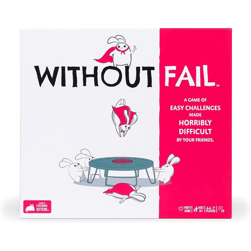 Without Fail by Exploding Kittens - 150 Cards for Strategic Gameplay, Famil