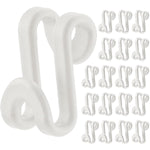 60 Pack S Shape Clothes Hanger Connector Hooks Hanger Extender Clips Mini Space