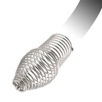Stainless Steel Penis Ring Spiral Stimulating Metal Hollow Cock Ring Adult Sexual Sex Toys