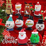 18 Pcs Christmas Wind Up Toys, Educational Walking Clockwork Jump Funny Toys Party Gifts Party Favors Stocking Stuffers For Children Kids Boys Girls Toddlers