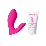 Flexer Wearable Panty Vibrator For Women + Personal Lubricant Privacy Water-Based Lube Non-Sticky Lubrication For Men, Women And Couples