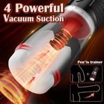 Automatic Tongue Licking Male Masturbators, Sucking Cup With 7 Licking & 4 Suction Modes For Male Sex Toys, Penis Pump Visible Blowjob Stroker Toy For Mens Masturbation