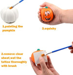 Paint Your Own Halloween Squishy Pumpkin Craft Kit for Kids