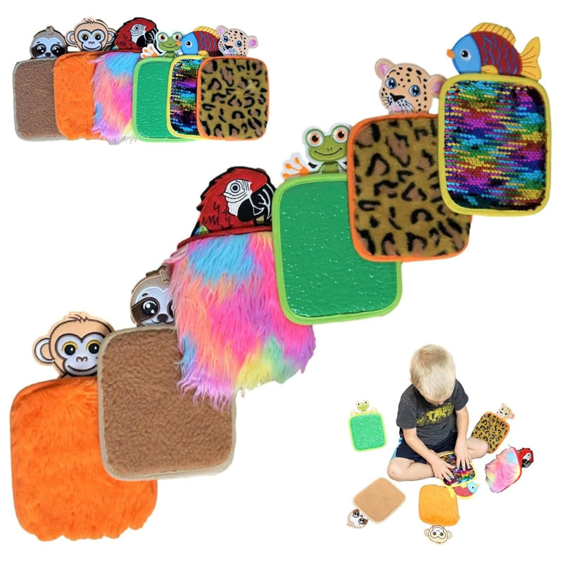 Sensory Mat Animal Square Mini Tiles For Kids Special Needs And Autistic Ch