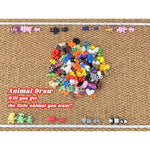 120 Pcs Mini 3D Printed Animal Set,Articulated Flexible Cute Animal Toys For Christmas,New Year,Birthday Gifts And Office Desktop Decoration(Sizes Vary, Styles Shipped Randomly)