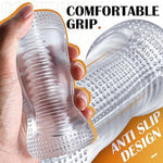 Pocket Pussy Sex Toys, Adult Sex Toy Male Masturbator, 3D Spiral Textured Sex Toy For Men, Clear Masturbation Sleeve, Penis Training Stroker,Couple Sex Toys & Game