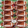 Football Serving Trays | 10 Pcs Plastic Football Snack Trays | Game Day Football Serveware | Tailgate Party Serving Platter | Football Party Decorations | Reusable Big Game Chip Trays