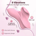 Adult Toys Mini Vibrator Women Sex Toys, 9 Vibrations Silicone Clitoral Stimulator Finger Vibrators Couples Sex Toy, Rechargeable Vibrater Nipple Clitoris Vibrator For Sex Toys & Games Her Pleasure