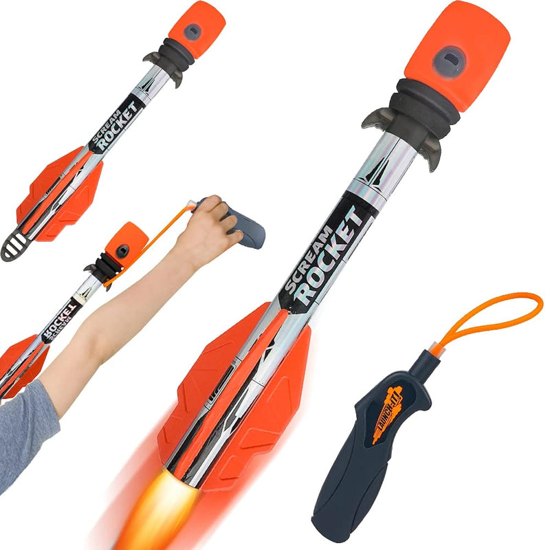 Slingshot Rocket Launcher Toys For Kids Sky Rockets Air Foam Scream Rocket