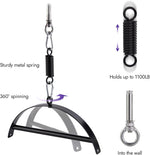 2-in-1 Sex Swing with Adjustable Straps – Door & Ceiling Love Sling, Supports 650 lbs