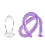 Big Butt Plug Trainer (Xl) + 41.7 Inch Super Long Anal Plug Dildo