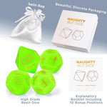 Glow-In-The-Dark Sex Dice Games For Adults Couples, Date Night Dice, 96 Foreplay Suggestions, 36 Sexual Positions