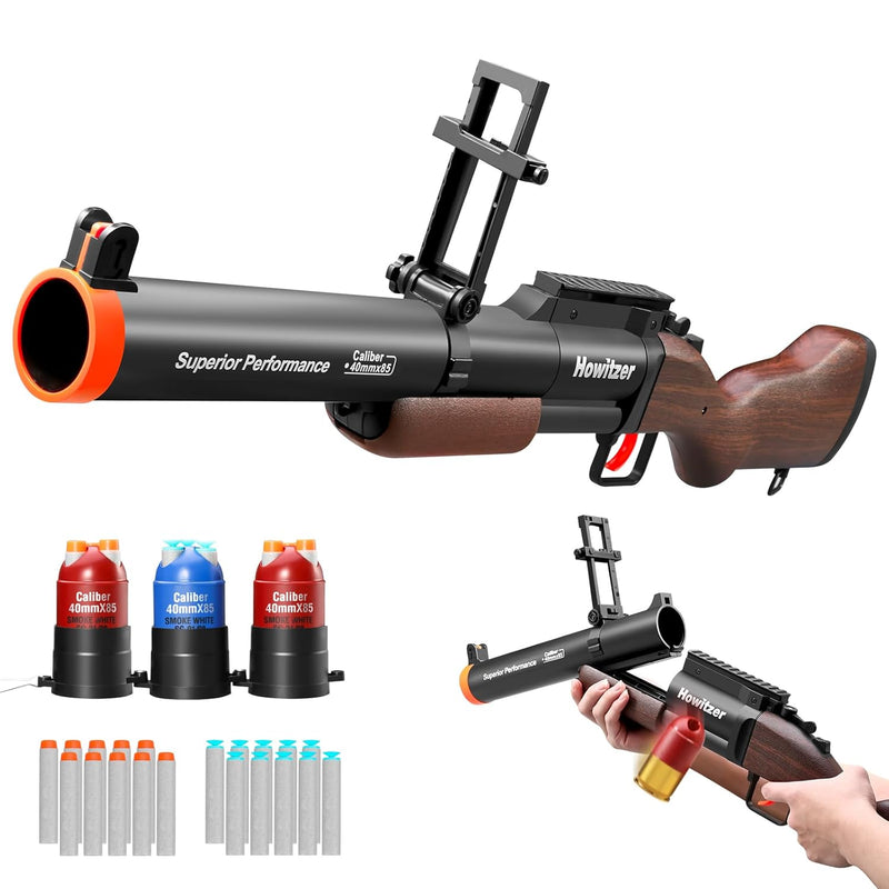 Shell Ejecting Soft Bullet Toy Gun Foam Blaster Dart Shotgun Rifle Launcher