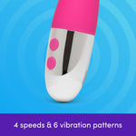 G-Thriller Thrusting G Spot Vibrator | Ribbed 5 Inch Silicone Vibrating Dildo For Women | Powerful Thrusting Dildo Adult Sex Toys For Couples | Sexual Pleasure Tool Massager | Pink