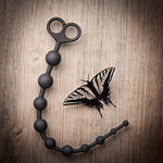 Sex Toys Anal Bead For Adult Silicone Sexy Tools Penile Dilator Stimulation Stick For Men (Black)