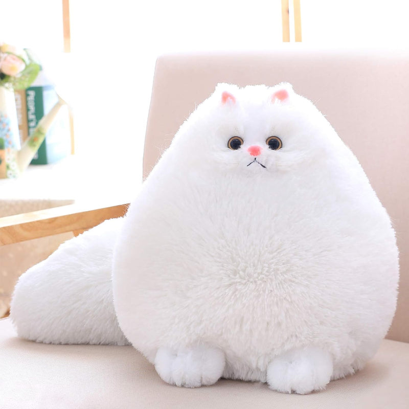Stuffed Animal Plushie Cat Stuffed Animal,Cute Soft Plush Cat Animals,White