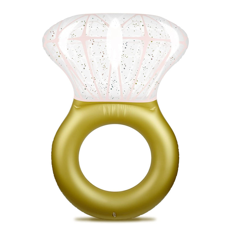 Inflatable Diamond Ring Pool Floats, Engagement Ring Bachelorette Party Ring F