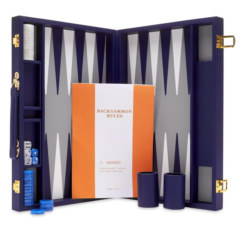 Backgammon Sets For Adults Travel Backgammon Board 15 Inch Includes Pieces,