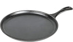 Cast Iron Round Griddle, Pre-Seasoned, 10.5-inch