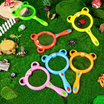 6Pcs Kids Magnifying Glass, Colorful Magnifying Glass For Kids, Hand Toy Magnify Glasses, Mini Magnifier Glasses For Science Class Reading Outdoor Observation Party Favor