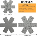 Pot and Pan Protectors, Set of 12 and 3 Different Size, Cookware Protector Set/Pots and Pans Dividers/Pans Separator Anti-Slip to Avoid Scratching or Marring When Stacking