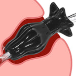 Hollow Mini Anal Plug, Tpe Anus Dilator Tunnel Butt Plugs With Knot & Narrow Petal-Shaped Base Design For Comfortable Wearing, Bdsm Anal Sex Toys For Adult Women Men Gay Play Beginners