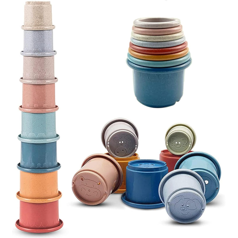 Baby Stacking Nesting Cups Toy, Montessori Toys For Toddlers 6+ Months