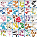 30 Pack Mini Animal Building Blocks Party Favors For Kids With 90 Models,Classroom Prizes,Birthday Gifts,Easter,Christmas,Valentine'S Day Toys For Boys Girls Ages 6+