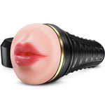 Male Masturbator Oral Flesh Sex Toys For Men, Realistic Pocket Pussy Deep Throat Oral Blow Textured With 7.5In Depth Light, Sexy Lips & Soft Tongue Fleshy Texture, Masturbators Blowjob Toy For Men