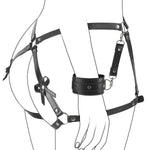 Bdsm Body Harness, Bondage Restraints Kit With Wrists Cuffs Thigh Waist Sex Straps, Sm Cortex Set For Women Couple