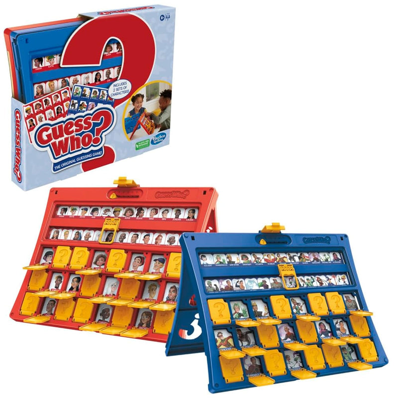Guess Who Original,Easy To Load Frame,Double Sided Character Sheet,2 Player
