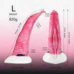 Monster Sex Toys Silicone Animal Dildo With Suction Cup Orca Penis Design Stimulation (L)