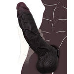 11 Inch Black Huge Thick Dildo, Dual Density Silicone Soft Real Skin Touch Big Dildo, Flesh Realistic Large Penis With Powerful Suction Cup, Classic Adult Sex Toys, Vaginal Anal Pleasure For Women Men