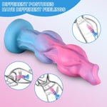 9.5" Fantasy Knotted Dildo with Suction Cup – Realistic Thick Toy for Men & Women