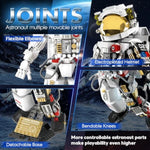 Space Astronaut Building Blocks Set For Adults And Kids, Stem Space Exploration Toy, Astronaut Model, Creative Spaceman Construction Kit, Ideal Christmas And Birthday Gift For Boys And Girls-652Pcs