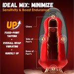 Male Sex Toys For Men - Male Masturbator Deep Throat-Mouth 360° Wrapped 9 Tapping & Vibrating Male Vibrator Penis Pump App Control Lcd Mens Sex Machine Stroker Adult Sex Toys & Game