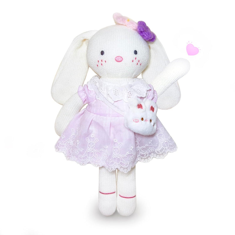 Knitted Plush Series Bunny Stuffed Animal First Crochet Stuffed Animal Kids Ra