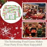 Christmas Friendly Feud Game, Christmas Feud Trivia Quiz, Family Group Games, Holiday Games For Adults, Family Trivia Game For Groups, Winter Party Supplies Decoration -A06