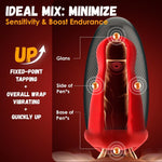 Sex Toys for Men - Male Masturbator 360° Wrapped 9 Tapping & Vibrating Male Vibrator Penis Pump APP Control LCD Mens Sex Machine Stroker Adult Sex Toys & Game
