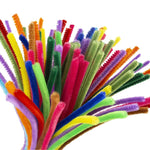 200 Pcs Hot Pink Pipe Cleaners, 30cm Thick Chenille Stems for DIY Crafts