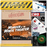 Unsolved Murder Mystery Game - Cold Case File Investigation - Detective Clues/Evidence - Solve The Crime - Individuals, Date Nights & Party Groups - Murder At The Movie Theater