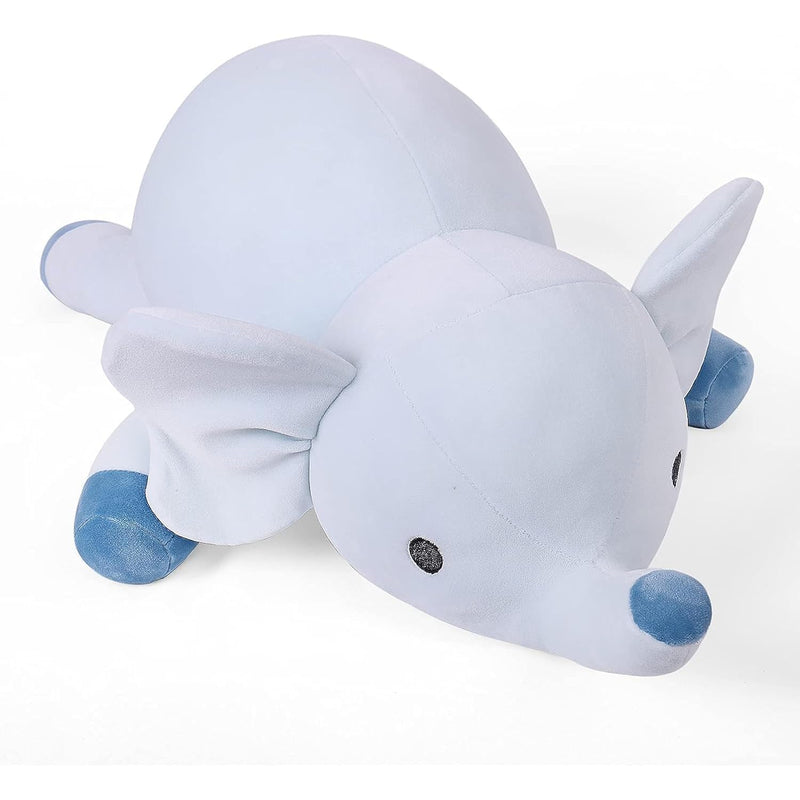 24" Weighted Stuffed Animals, 4.2Lb Cute Weighted Elephant Plush Toy Throw