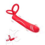 Anal Toys Vibrating Cock Ring Sex Toys For Men,Anal Dildo Male Vibrator With 10 Vibration Modes,Strap-On Dildo Butt Plug With Penis Ring,Double Penetration Pleasure For Sex Things For Couples Kinky