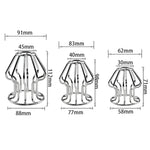 Metal Hollow Tunnel Butt Plug Speculum Stainless Steel Anal Plug Anus Peep Adult Sex Toy