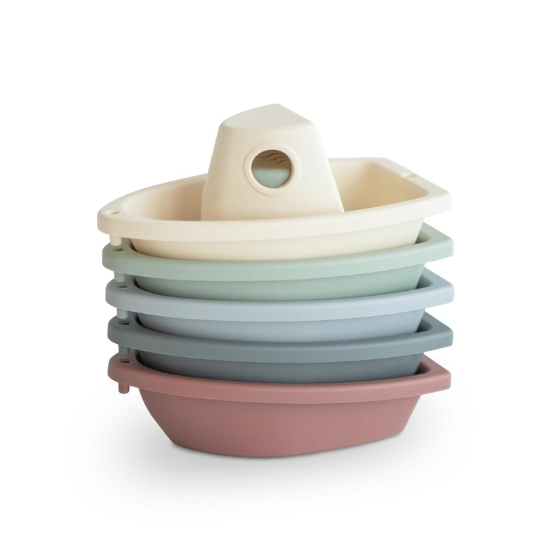 Stackable Bath Boats Toy (Original) Floating Bathtub Toys For Baby & Toddle