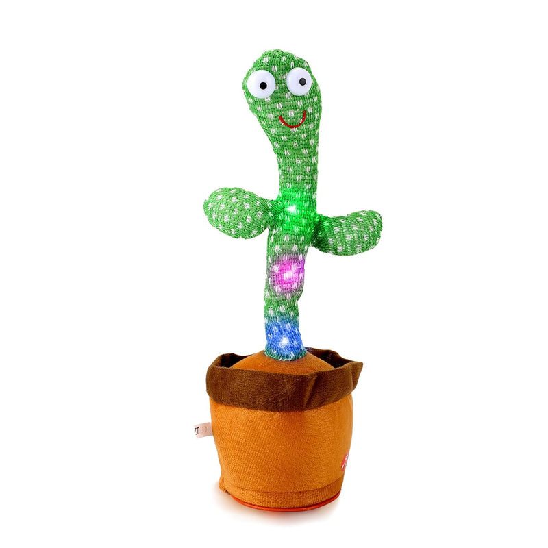 Usb Charging Dancing Talking Cactus Baby Toy With 120 English Songs, Singin