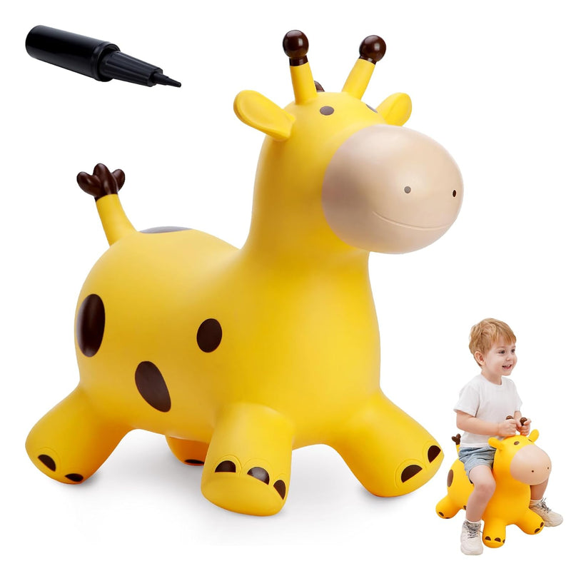 Giraffe Bouncy Horse Hopper For Toddlers, Bouncy Animals Jumping Horse, Inf
