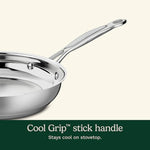 8-Inch Chef's-Classic-Stainless-Cookware-Collection, 8", Open Skillet